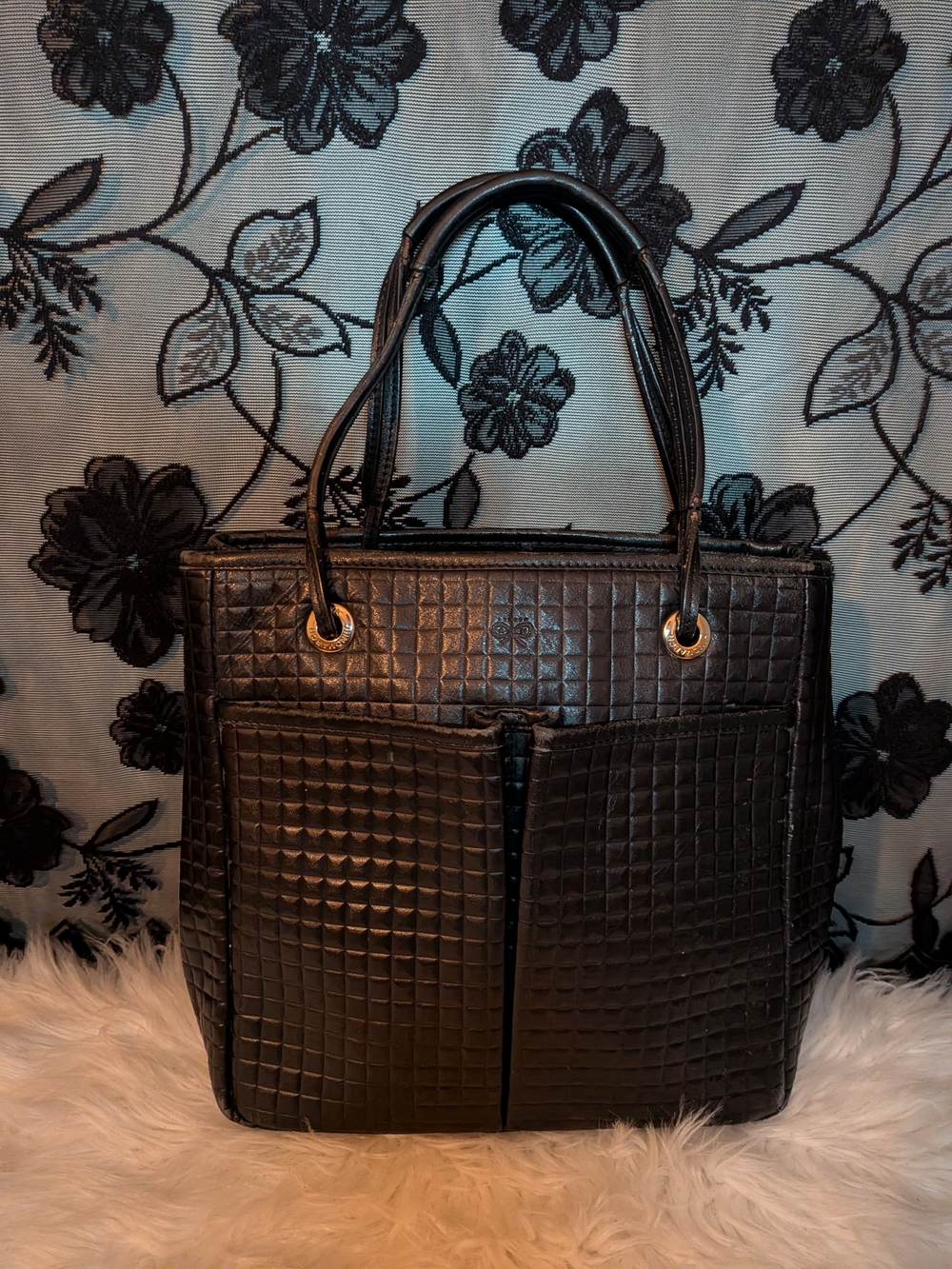 Anya Hindmarch London – Black Quilted Handbag